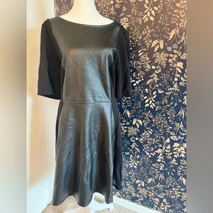 Torrid Faux Leather Panel Dress